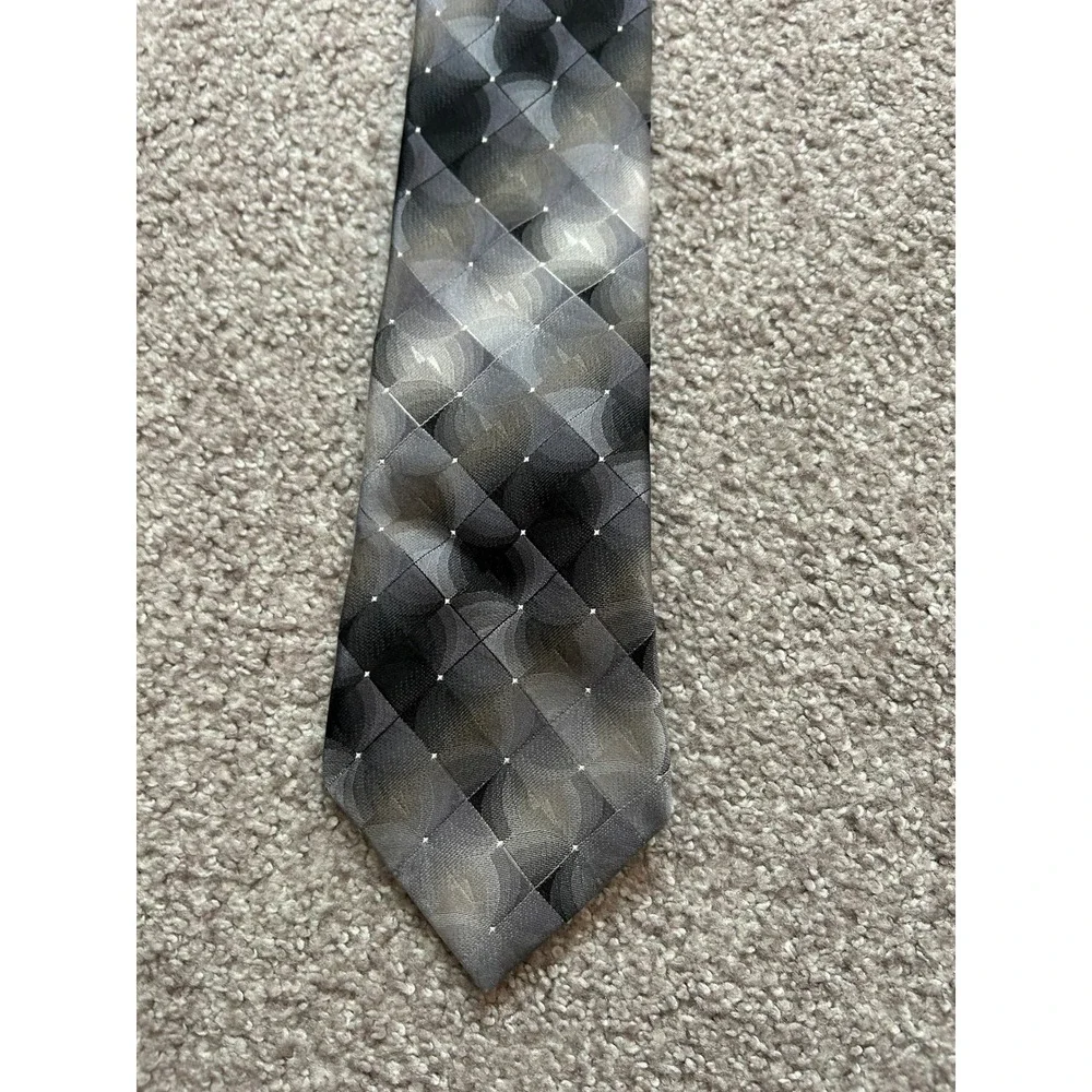 Corporate Silk Necktie 4 Lot Mens OS Multicolored Excellent Paisley Plaid Stripe